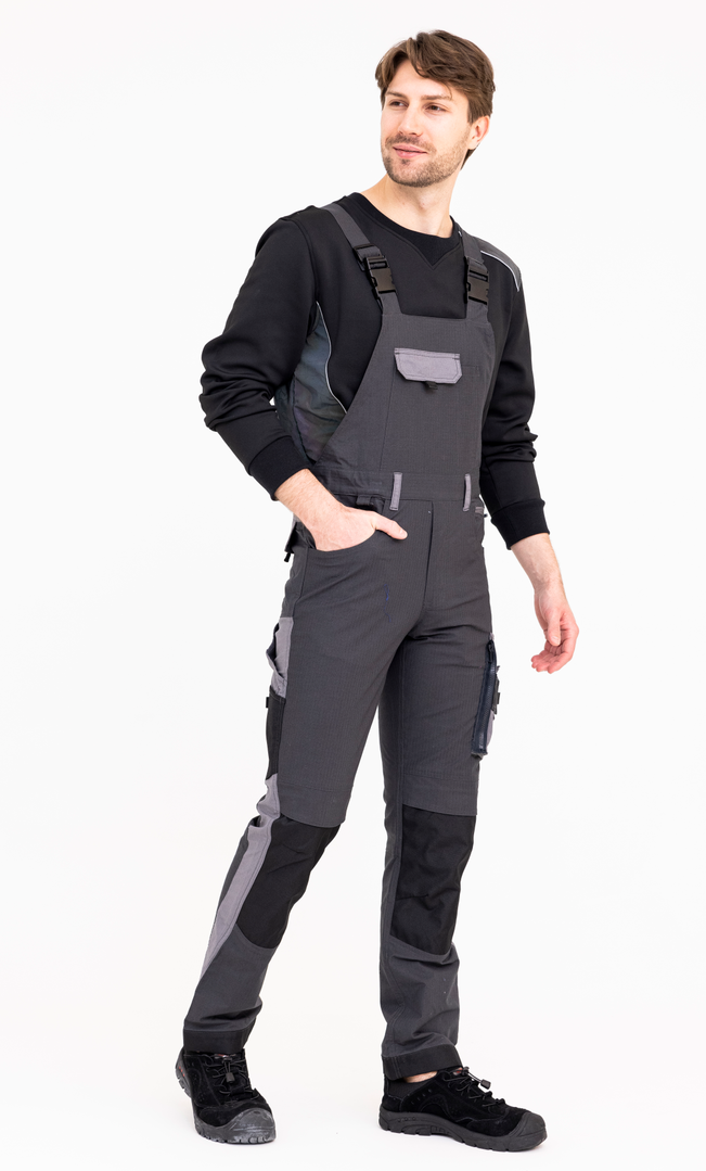 KB0113多口袋工装背带裤